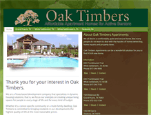 Tablet Screenshot of oaktimbers.net